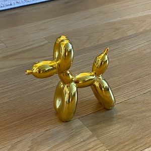 Gold Decorative Mini Balloon Dog